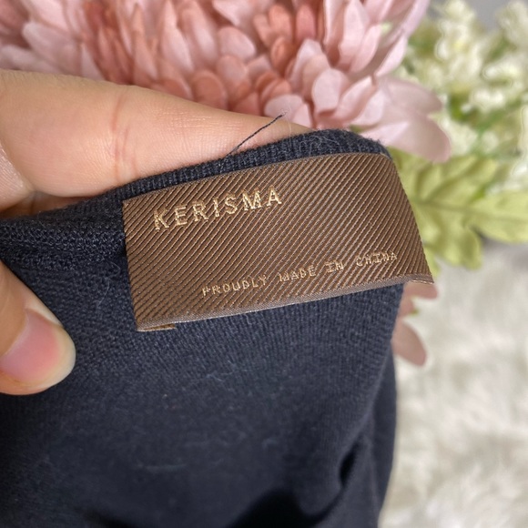 KERISMA Black oversized wool sweater - Picture 7 of 7